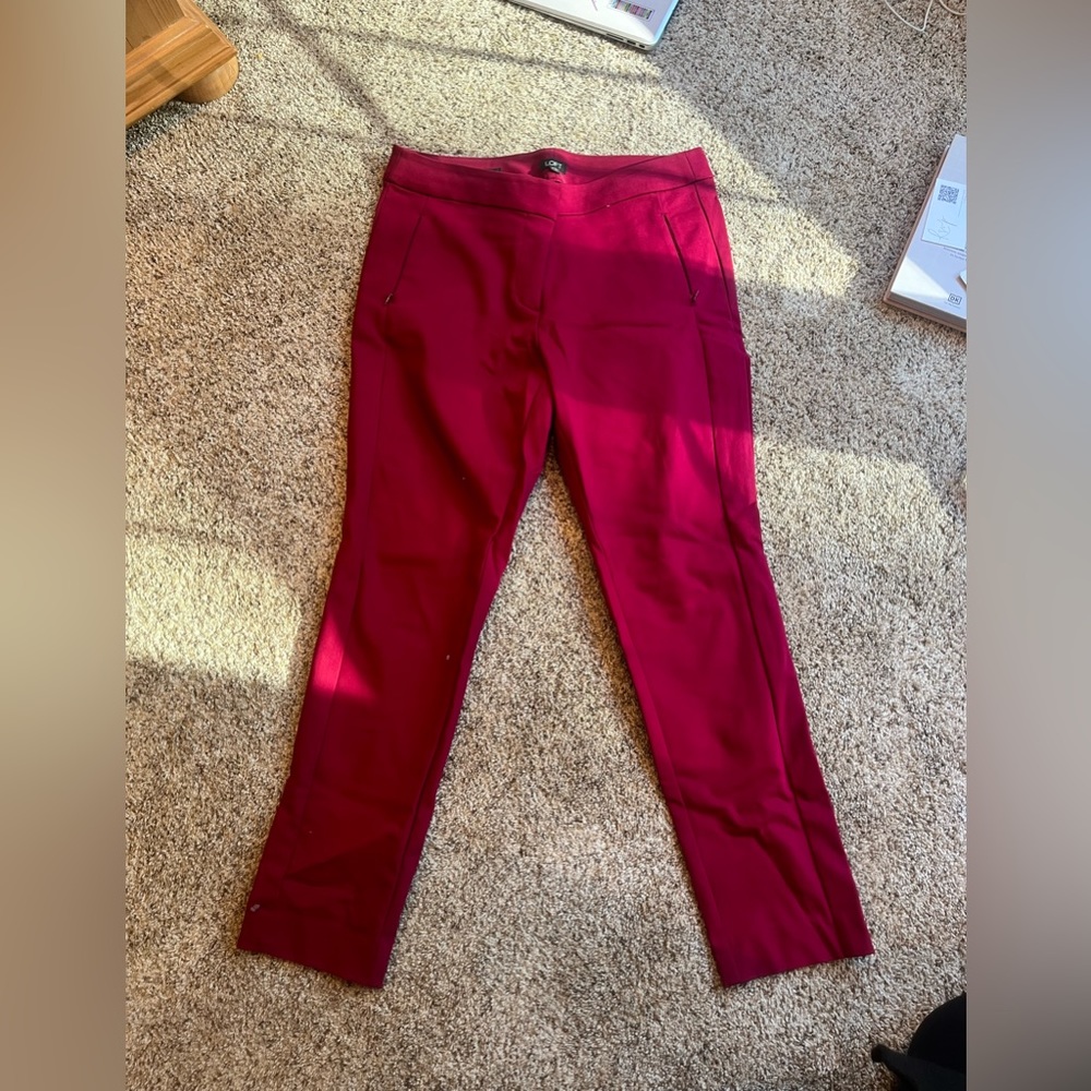 Magenta high waisted pant - curvy fit